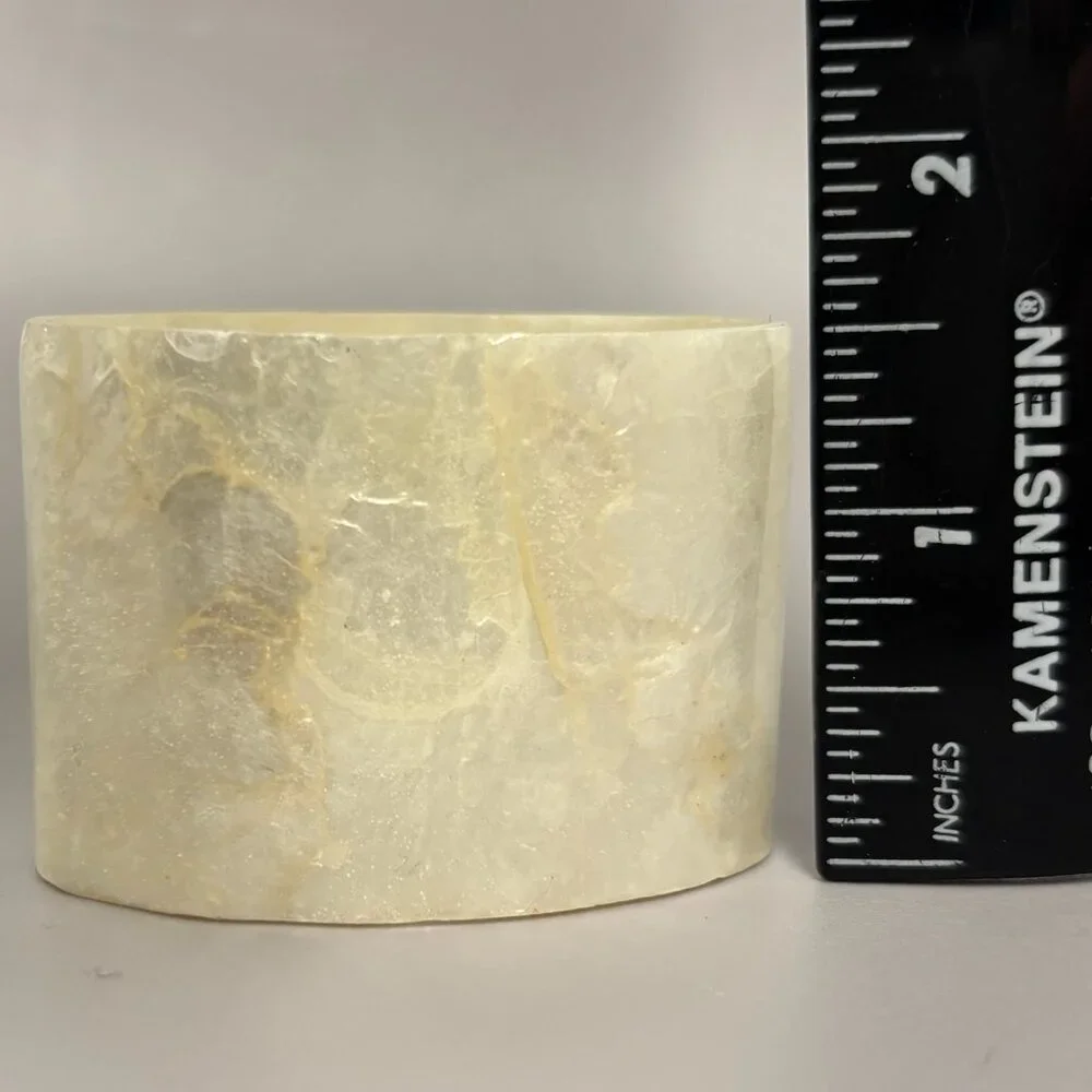 Elegant capiz napkin holders/12